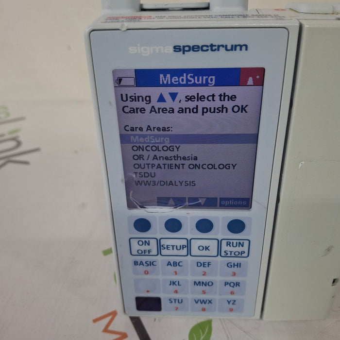 Baxter Baxter Sigma Spectrum 6.05.14 with A/B/G/N Battery Infusion Pump Infusion Pump reLink Medical