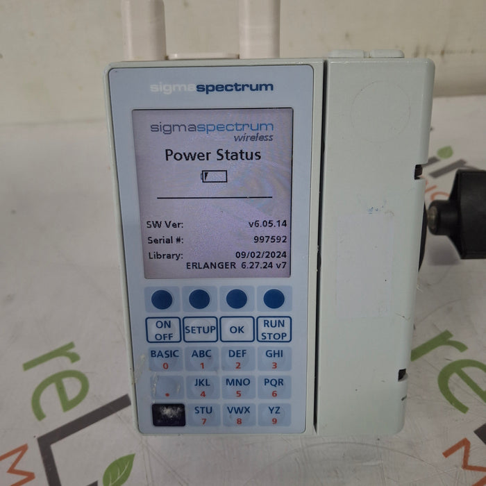 Baxter Baxter Sigma Spectrum 6.05.14 with A/B/G/N Battery Infusion Pump Infusion Pump reLink Medical
