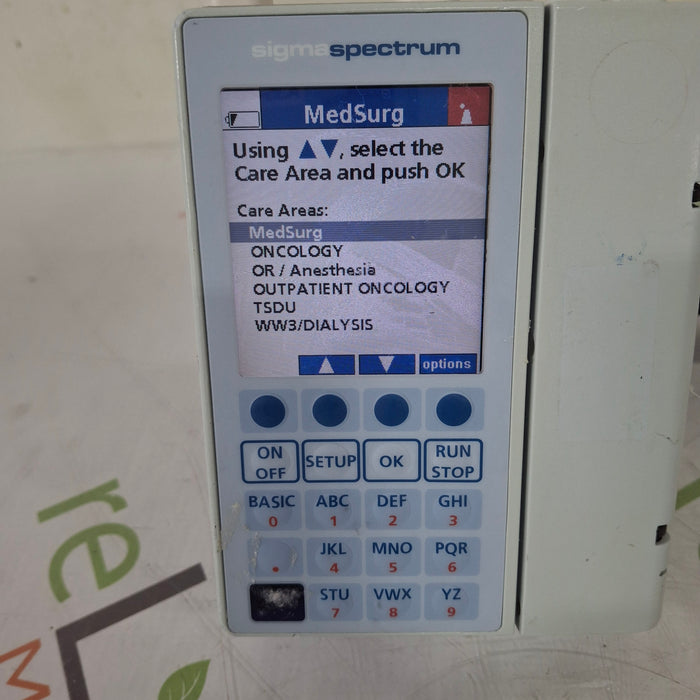 Baxter Baxter Sigma Spectrum 6.05.14 with A/B/G/N Battery Infusion Pump Infusion Pump reLink Medical
