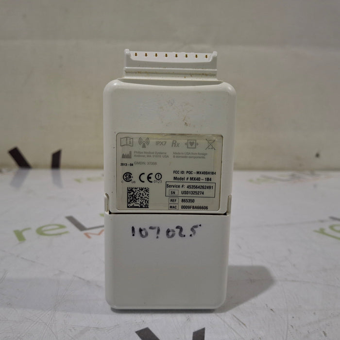 Philips Philips MX40 1.4 ECG 865350 Telemetry Transmitter Patient Monitors reLink Medical