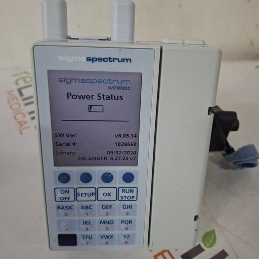 Baxter Baxter Sigma Spectrum 6.05.14 with A/B/G/N Battery Infusion Pump Infusion Pump reLink Medical