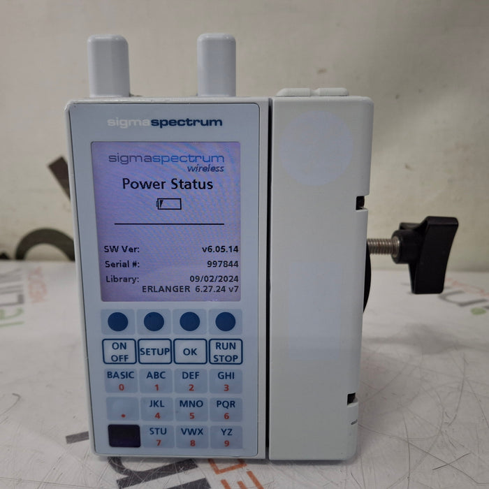 Baxter Baxter Sigma Spectrum 6.05.14 with A/B/G/N Battery Infusion Pump Infusion Pump reLink Medical