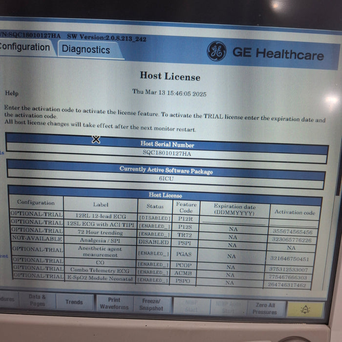 GE Healthcare GE Healthcare Carescape B650 Critical Care Patient Monitor Patient Monitors reLink Medical