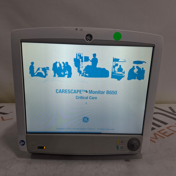 GE Healthcare GE Healthcare Carescape B650 Critical Care Patient Monitor Patient Monitors reLink Medical