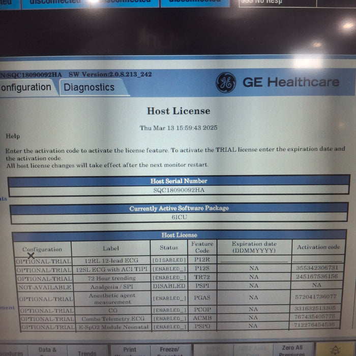 GE Healthcare GE Healthcare Carescape B650 Critical Care Patient Monitor Patient Monitors reLink Medical