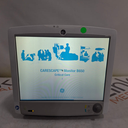 GE Healthcare GE Healthcare Carescape B650 Critical Care Patient Monitor Patient Monitors reLink Medical