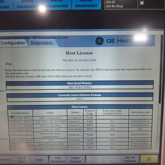 GE Healthcare GE Healthcare Carescape B650 Critical Care Patient Monitor Patient Monitors reLink Medical