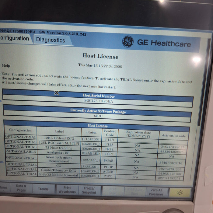 GE Healthcare GE Healthcare Carescape B650 Critical Care Patient Monitor Patient Monitors reLink Medical