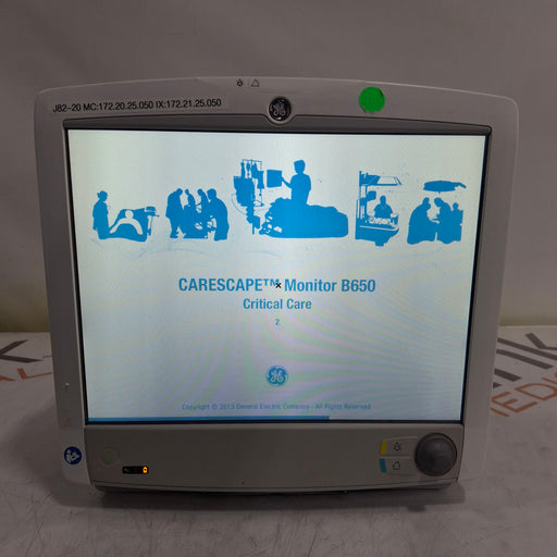 GE Healthcare GE Healthcare Carescape B650 Critical Care Patient Monitor Patient Monitors reLink Medical