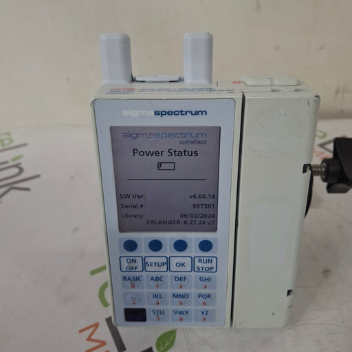 Baxter Baxter Sigma Spectrum 6.05.14 with A/B/G/N Battery Infusion Pump Infusion Pump reLink Medical