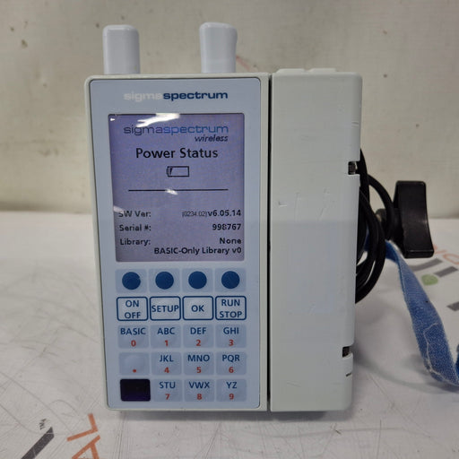 Baxter Baxter Sigma Spectrum 6.05.14 with A/B/G/N Battery Infusion Pump Infusion Pump reLink Medical