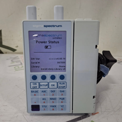Baxter Baxter Sigma Spectrum 6.05.14 with A/B/G/N Battery Infusion Pump Infusion Pump reLink Medical
