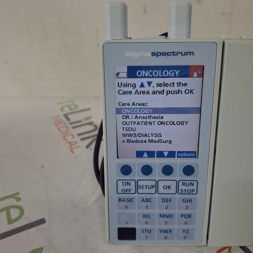 Baxter Baxter Sigma Spectrum 6.05.14 with A/B/G/N Battery Infusion Pump Infusion Pump reLink Medical