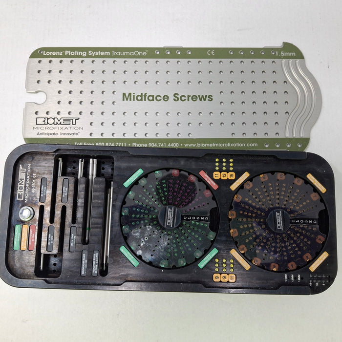 Biomet, Inc. Biomet, Inc. TraumaOne Lorenz Plating System 1.5mm/2.0mm/2.3mm Surgical Sets reLink Medical