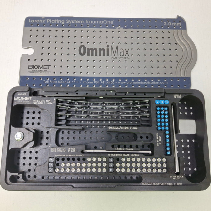Biomet, Inc. Biomet, Inc. TraumaOne Lorenz Plating System 1.5mm/2.0mm/2.3mm Surgical Sets reLink Medical