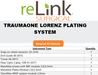 Biomet, Inc. Biomet, Inc. TraumaOne Lorenz Plating System 1.5mm/2.0mm/2.3mm Surgical Sets reLink Medical