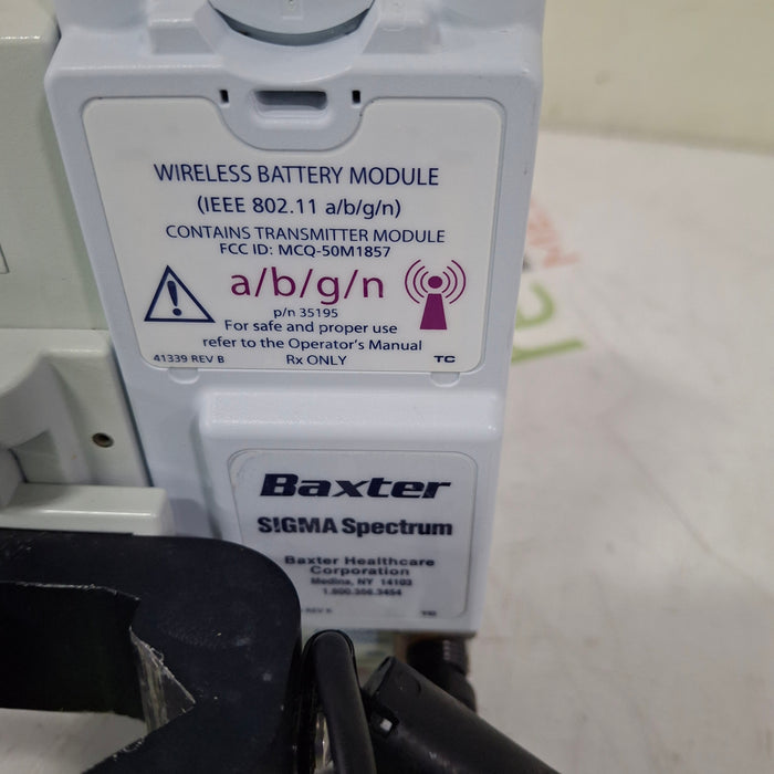 Baxter Baxter Sigma Spectrum 6.05.14 with A/B/G/N Battery Infusion Pump Infusion Pump reLink Medical