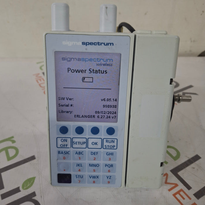 Baxter Baxter Sigma Spectrum 6.05.14 with A/B/G/N Battery Infusion Pump Infusion Pump reLink Medical