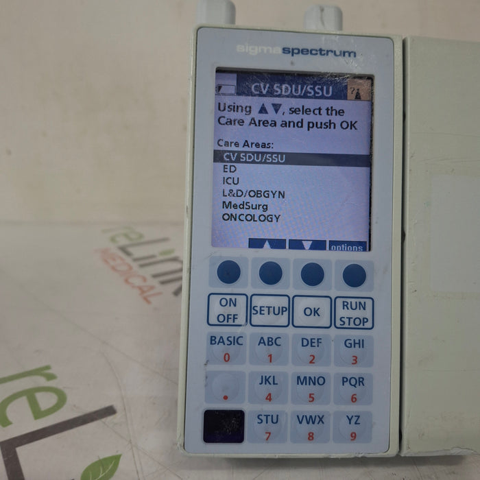 Baxter Baxter Sigma Spectrum 6.05.14 with A/B/G/N Battery Infusion Pump Infusion Pump reLink Medical