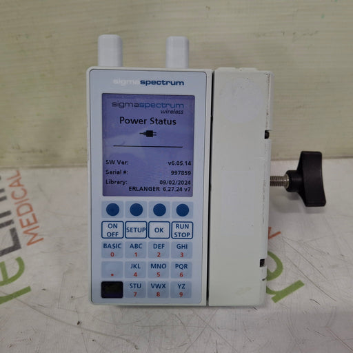 Baxter Baxter Sigma Spectrum 6.05.14 with A/B/G/N Battery Infusion Pump Infusion Pump reLink Medical