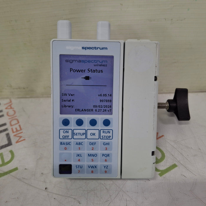 Baxter Baxter Sigma Spectrum 6.05.14 with A/B/G/N Battery Infusion Pump Infusion Pump reLink Medical