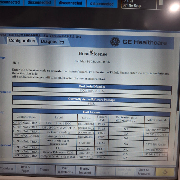 GE Healthcare GE Healthcare Carescape B650 Critical Care Patient Monitor Patient Monitors reLink Medical