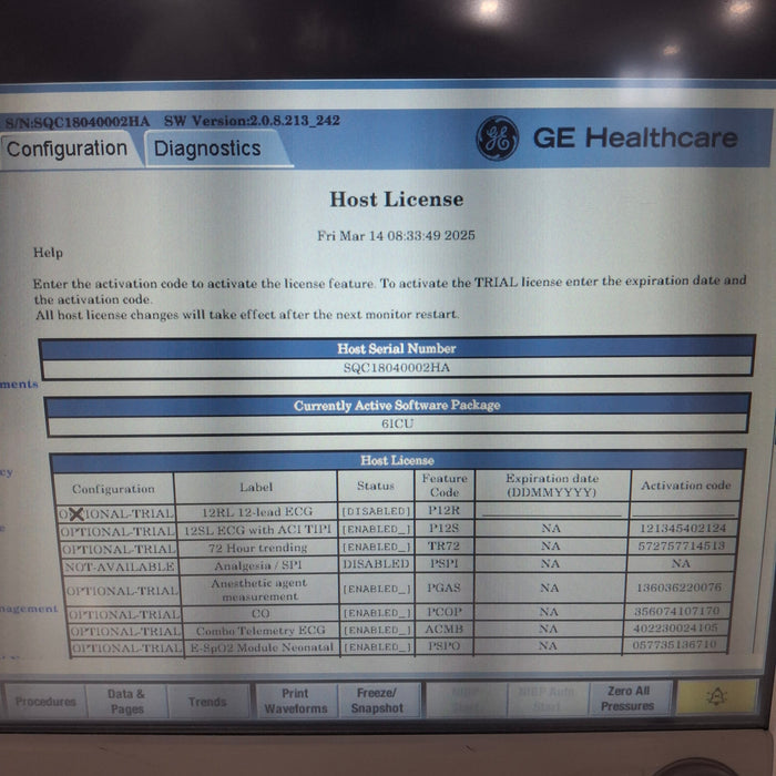 GE Healthcare GE Healthcare Carescape B650 Critical Care Patient Monitor Patient Monitors reLink Medical