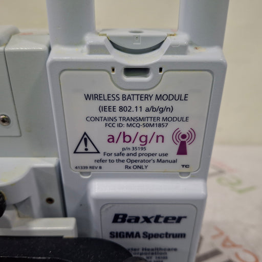 Baxter Baxter Sigma Spectrum 6.05.14 with A/B/G/N Battery Infusion Pump Infusion Pump reLink Medical