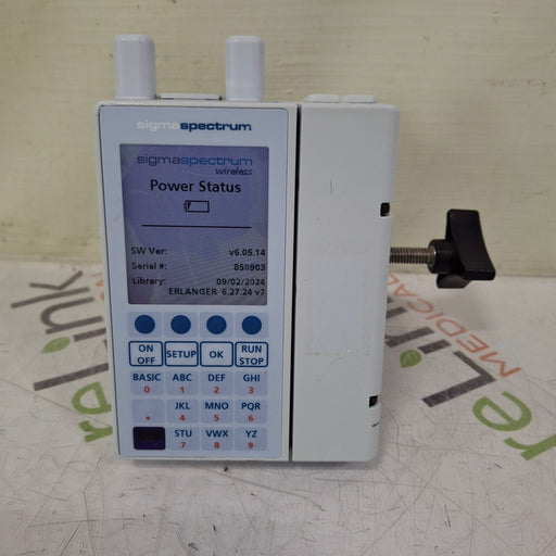 Baxter Baxter Sigma Spectrum 6.05.14 with A/B/G/N Battery Infusion Pump Infusion Pump reLink Medical