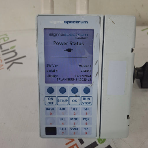 Baxter Baxter Sigma Spectrum 6.05.14 with A/B/G/N Battery Infusion Pump Infusion Pump reLink Medical