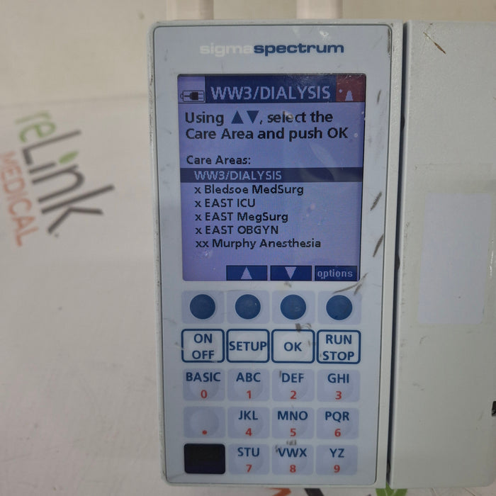Baxter Baxter Sigma Spectrum 6.05.14 with A/B/G/N Battery Infusion Pump Infusion Pump reLink Medical