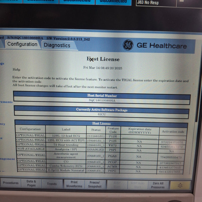 GE Healthcare GE Healthcare Carescape B650 Critical Care Patient Monitor Patient Monitors reLink Medical