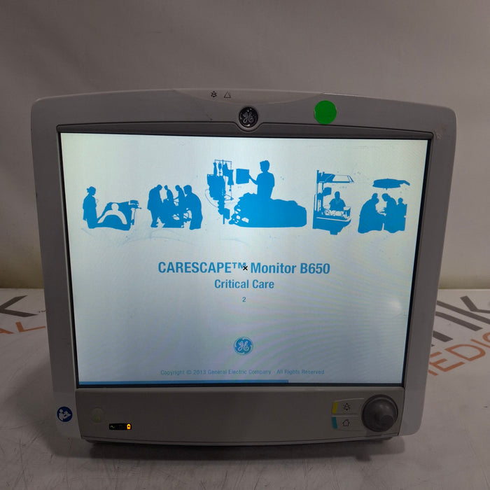 GE Healthcare GE Healthcare Carescape B650 Critical Care Patient Monitor Patient Monitors reLink Medical