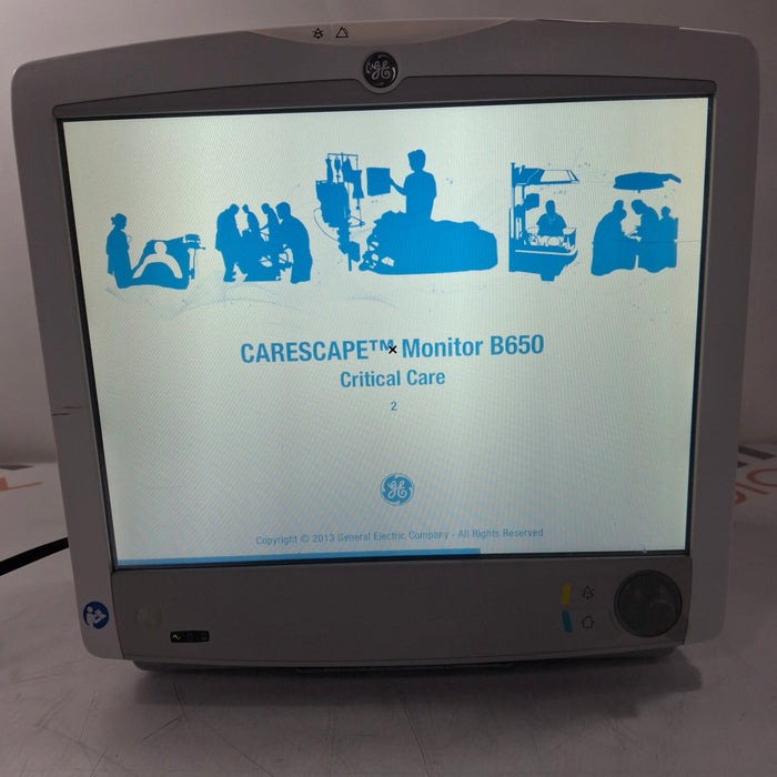 GE Healthcare GE Healthcare Carescape B650 Critical Care Patient Monitor Patient Monitors reLink Medical