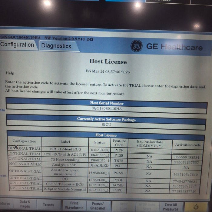 GE Healthcare GE Healthcare Carescape B650 Critical Care Patient Monitor Patient Monitors reLink Medical