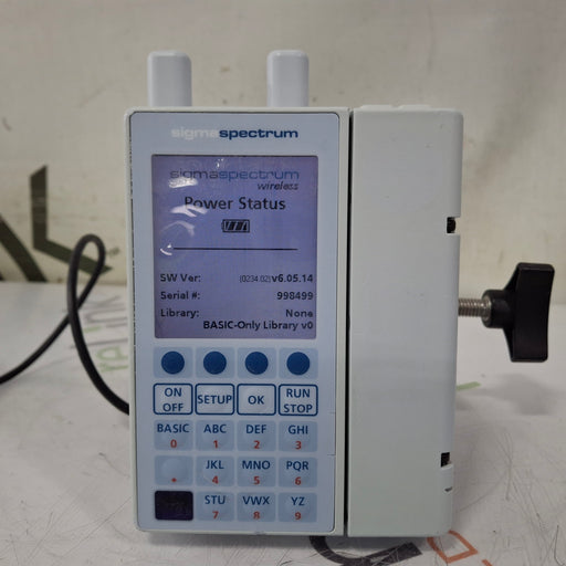 Baxter Baxter Sigma Spectrum 6.05.14 with A/B/G/N Battery Infusion Pump Infusion Pump reLink Medical