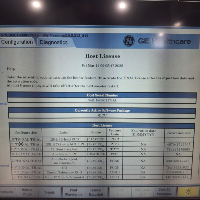 GE Healthcare GE Healthcare Carescape B650 Critical Care Patient Monitor Patient Monitors reLink Medical