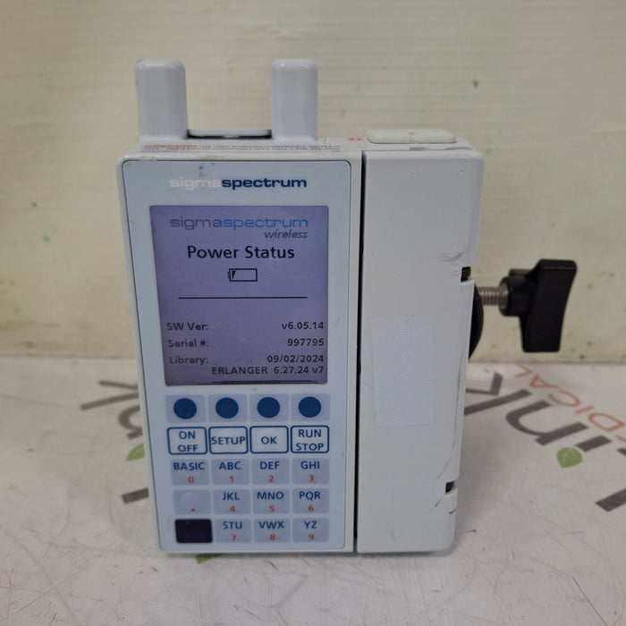 Baxter Baxter Sigma Spectrum 6.05.14 with A/B/G/N Battery Infusion Pump Infusion Pump reLink Medical
