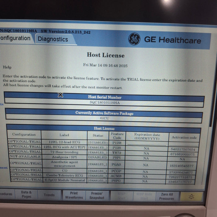 GE Healthcare GE Healthcare Carescape B650 Critical Care Patient Monitor Patient Monitors reLink Medical