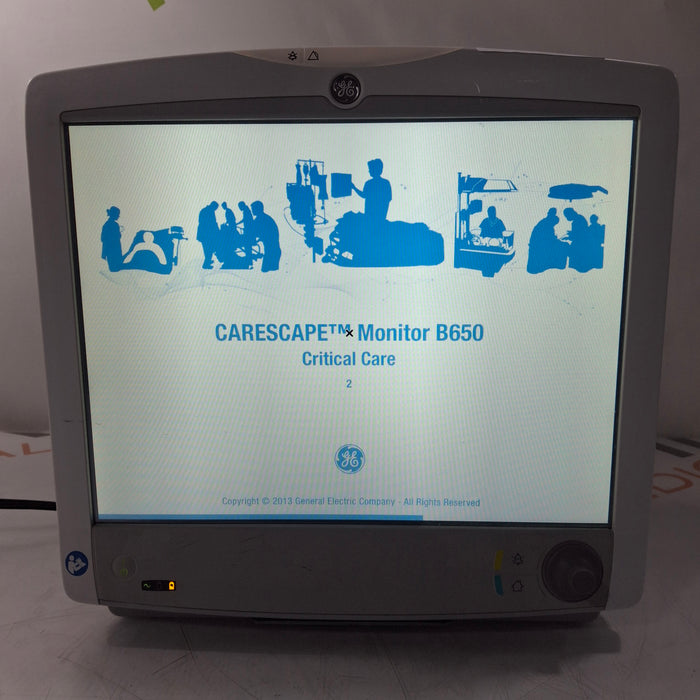 GE Healthcare GE Healthcare Carescape B650 Critical Care Patient Monitor Patient Monitors reLink Medical