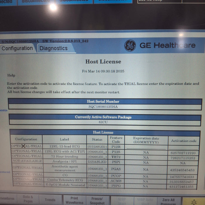 GE Healthcare GE Healthcare Carescape B650 Critical Care Patient Monitor Patient Monitors reLink Medical