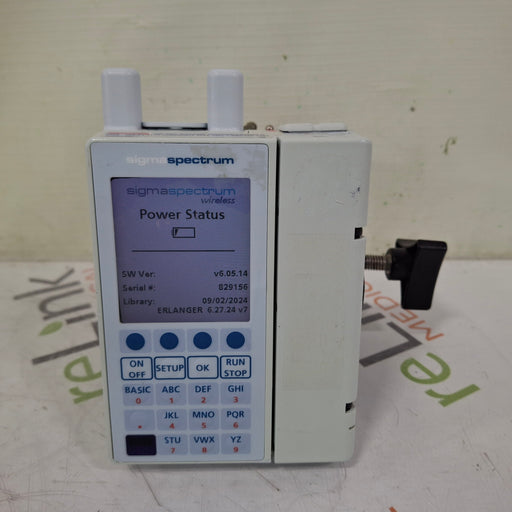 Baxter Baxter Sigma Spectrum 6.05.14 with A/B/G/N Battery Infusion Pump Infusion Pump reLink Medical