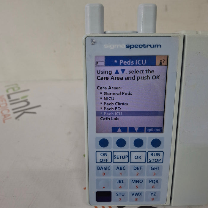 Baxter Baxter Sigma Spectrum 6.05.14 with A/B/G/N Battery Infusion Pump Infusion Pump reLink Medical