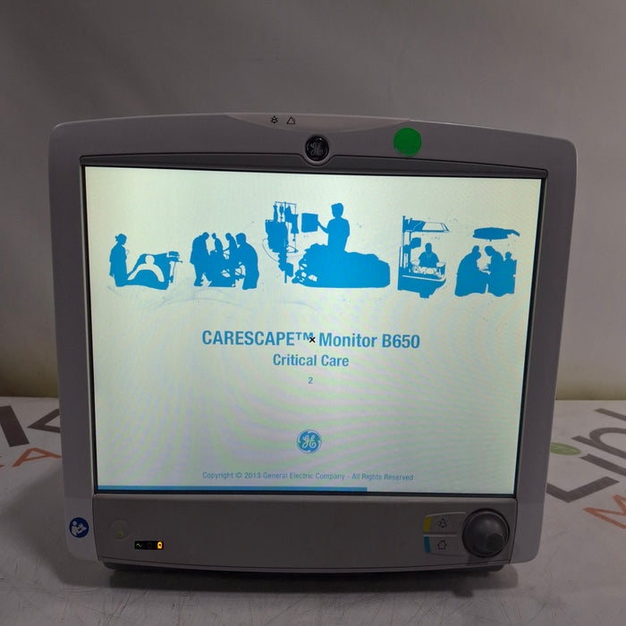 GE Healthcare GE Healthcare Carescape B650 Critical Care Patient Monitor Patient Monitors reLink Medical