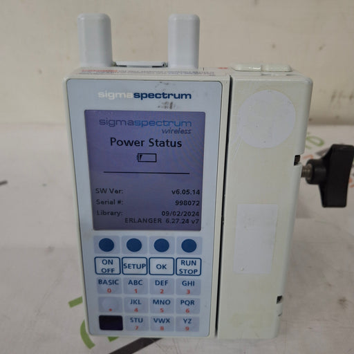 Baxter Baxter Sigma Spectrum 6.05.14 with A/B/G/N Battery Infusion Pump Infusion Pump reLink Medical