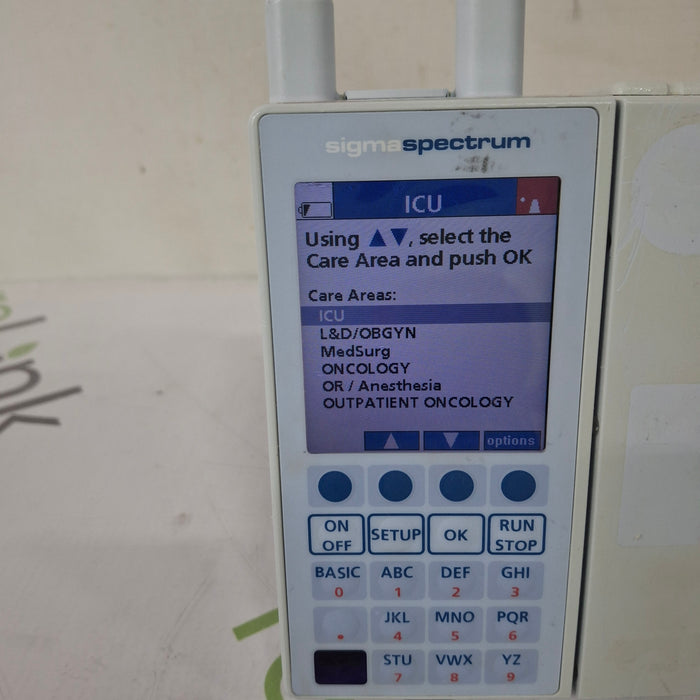 Baxter Baxter Sigma Spectrum 6.05.14 with A/B/G/N Battery Infusion Pump Infusion Pump reLink Medical