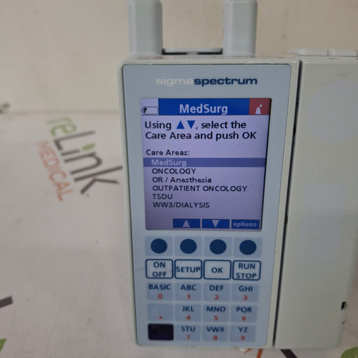 Baxter Baxter Sigma Spectrum 6.05.14 with A/B/G/N Battery Infusion Pump Infusion Pump reLink Medical