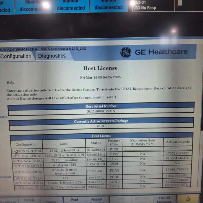 GE Healthcare GE Healthcare Carescape B650 Critical Care Patient Monitor Patient Monitors reLink Medical