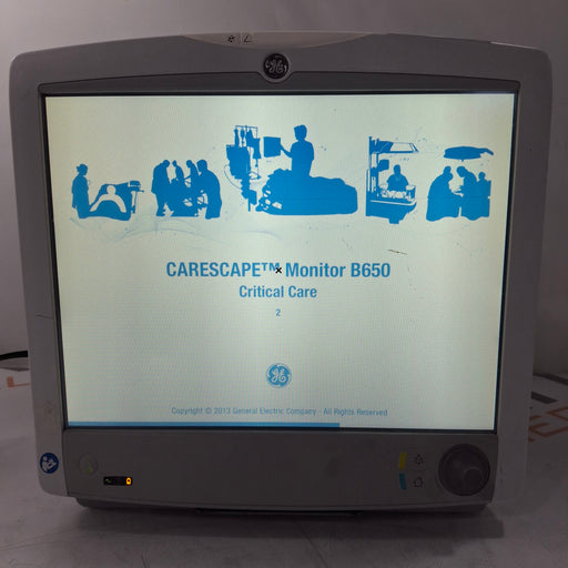 GE Healthcare GE Healthcare Carescape B650 Critical Care Patient Monitor Patient Monitors reLink Medical