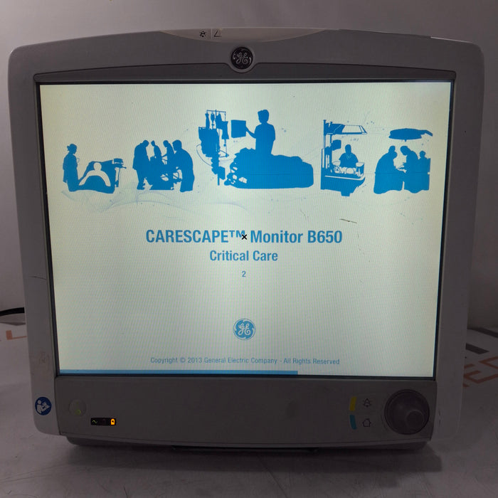 GE Healthcare GE Healthcare Carescape B650 Critical Care Patient Monitor Patient Monitors reLink Medical